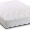 FOAMEX 10 Recon Foam Mattress, Firm Comfort, Cleanable Cover, Silent, No Springs, 10cm, 4FT6 Double 135 X 190cm -Furniture Store foamex 10 recon foam mattress firm comfort cleanable cover silent no springs 10cm 4ft6 double 135 x 190cm5055620369056 01c MP