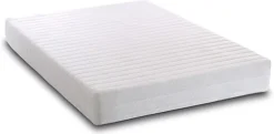 FOAMEX 10 Recon Foam Mattress, Firm Comfort, Cleanable Cover, Silent, No Springs, 10cm, 4FT6 Double 135 X 190cm