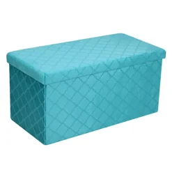 Front Page 13 Front Page -Furniture Store foldable velvet lattice trellis storage box ottoman cube 76cmx38cm for bedroom living room hallway teal5060905540440 02c MP