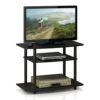 Furinno 13192DWN Turn-N-Tube No Tools 3-Tier TV Stands, Dark Walnut -Furniture Store furinno 13192dwn turn n tube no tools 3 tier tv stands dark walnut0816718024357 01c MP
