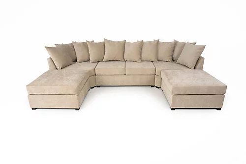 Furniture Stop - Astrid Double Corner Sofa 3 Furniture Stop - Astrid Double Corner Sofa