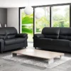 Furniture Stop - Saga 3+2 Coventry Leather Sofa Set