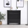 FurnitureHMD Modern Radiator Cover High Gloss Black Decorative Cabinet For Living Room, Bedroom,Horizontal Slats,Small -Furniture Store furniturehmd modern radiator cover high gloss black decorative cabinet for living room bedroom horizontal slats small8414796088937 01c MP