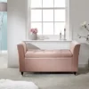 GFW Genoa Upholstered Window Seat Blush Pink