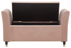 GFW Genoa Upholstered Window Seat Blush Pink -Furniture Store gfw genoa upholstered window seat blush pink5060713891260 04c MP