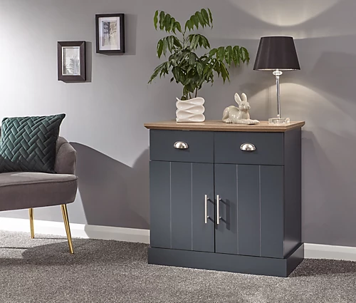GFW Kendal Compact Sideboard Slate Blue 3 GFW Kendal Compact Sideboard Slate Blue