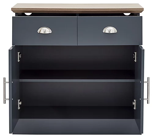 GFW Kendal Compact Sideboard Slate Blue 6 GFW Kendal Compact Sideboard Slate Blue - Image 4