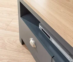 GFW Lancaster Corner TV Unit Slate Blue -Furniture Store gfw lancaster corner tv unit slate blue5060713890140 03c MP