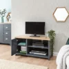 GFW Lancaster Small TV Cabinet Slate Blue -Furniture Store gfw lancaster small tv cabinet slate blue5060713890195 01c MP