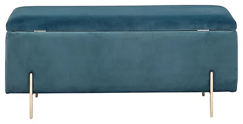 GFW Mystica Ottoman Storage Bench Teal 6 GFW Mystica Ottoman Storage Bench Teal - Image 4