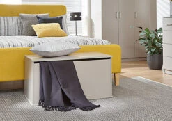 GFW Panama Ottoman Storage Box Grey