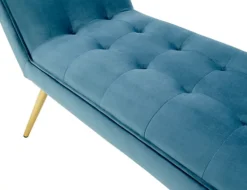 GFW Turin Upholstered Window Seat Teal -Furniture Store gfw turin upholstered window seat teal5060713891307 04c MP