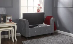 GFW Verona Diamante Window Seat Grey