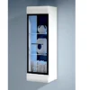 Glass Wall Display Cabinet With LED Lights Wall Unit White High Gloss Fever -Furniture Store glass wall display cabinet with led lights wall unit white high gloss fever5060958041130 01c MP