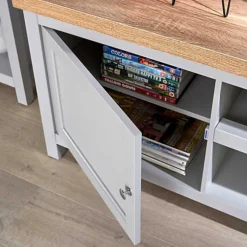 Home Source Avon 2 Drawer Large TV Unit Stand Graphite Grey 9 Home Source Avon 2 Drawer Large TV Unit Stand Graphite Grey -Furniture Store home source avon 2 drawer large tv unit stand graphite grey5056065441338 04c MP