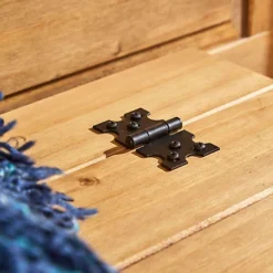 Home Source Corona Solid Pine Storage Ottoman Waxed Finish -Furniture Store home source corona solid pine storage ottoman waxed finish5056065427158 03c MP