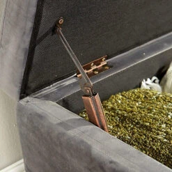 Home Source James Storage Ottoman Chest Grey -Furniture Store home source james storage ottoman chest grey5056065440799 03c MP