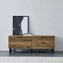 Home Source Newton TV Cabinet Oak