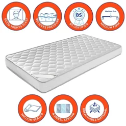 Home Treats Bonnell Sprung Mattress Double Medium Firmness 9 Home Treats Bonnell Sprung Mattress Double Medium Firmness -Furniture Store home treats bonnell sprung mattress double medium firmness5060897439227 04c MP