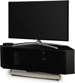 Homeology Hampshire Corner-Friendly Gloss Black With Black Beam-Thru Remote Friendly Door Up To 50" Flat Screen TV Cabinet -Furniture Store homeology hampshire corner friendly gloss black with black beam thru remote friendly door up to 50 flat screen tv cabinet5060459208476 03c MP