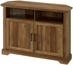Homeology SAVANNAH True-Corner-Friendly Oak 6-Shelf Luxury Cabinet Suitable For Flat Screen TVs Up To 50" -Furniture Store homeology savannah true corner friendly oak 6 shelf luxury cabinet suitable for flat screen tvs up to 50 5015489795649 04c MP