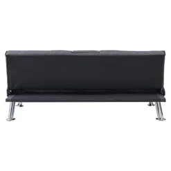 Indiana Fabric Sofa Bed Cupholder 3 Seater Chrome Legs Velvet Or Fabric, Charcoal 9 Indiana Fabric Sofa Bed Cupholder 3 Seater Chrome Legs Velvet Or Fabric, Charcoal -Furniture Store indiana fabric sofa bed cupholder 3 seater chrome legs velvet or fabric charcoal5060678402143 04c MP
