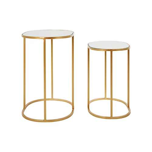Interiors By Premier Avantis Set Of 2 Oval Side Tables 5 Interiors By Premier Avantis Set Of 2 Oval Side Tables - Image 3