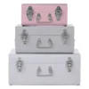 Interiors By Premier Parley Set Of Three Assorted Pink And Grey Storage Trunks -Furniture Store interiors by premier parley set of three assorted pink and grey storage trunks5018705419268 01c MP
