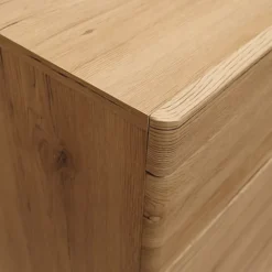 Kensington 3 Door Glazed Cabinet In Oak -Furniture Store kensington 3 door glazed cabinet in oak5900355033034 04c MP