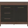 Large Sideboard Cabinet Unit Dark Oak Black Effect Drawer Storage Cupboard Balin -Furniture Store large sideboard cabinet unit dark oak black effect drawer storage cupboard balin5060958044063 01c MP