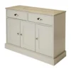 Letvica Matt Grey Chipboard 3 Door 2 Drawer Standard Shaker Sideboard (H)771mm (W)1067mm (D)408mm -Furniture Store letvica matt grey chipboard 3 door 2 drawer standard shaker sideboard h 771mm w 1067mm d 408mm5059340680156 01c