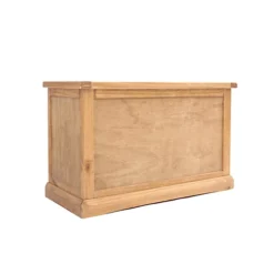 Lucca Waxed Blanket Box Ottoman