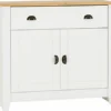 Ludlow 2 Door Sideboard In White And Oak Lacquer Finish -Furniture Store ludlow 2 door sideboard in white and oak lacquer finish5056065610093 01c MP