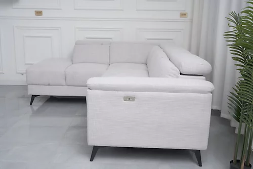 Luigi Electric Recliner Corner Sofa Chaise Luxurious Comfort And Modern Convenience (Grey Left Hand Facing Chaise) 6 Luigi Electric Recliner Corner Sofa Chaise Luxurious Comfort And Modern Convenience (Grey Left Hand Facing Chaise) - Image 4