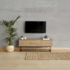 Lupin - TV Unit - Walnut - 140x40x50 Cm -Furniture Store lupin tv unit walnut 140x40x50 cm8682081562015 01c MP