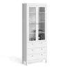 Madrid China Cabinet 2 Doors W/glass + 3 Drawers In White 1 Madrid China Cabinet 2 Doors W/glass + 3 Drawers In White -Furniture Store madrid china cabinet 2 doors w glass 3 drawers in white5713035068901 01c MP