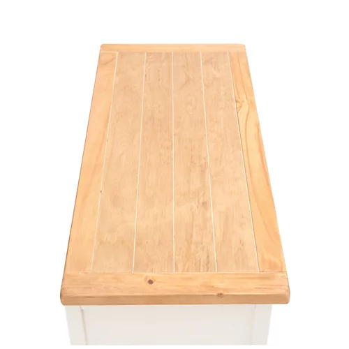 Maggiori Off White Blanket Box Ottoman 6 Maggiori Off White Blanket Box Ottoman - Image 4