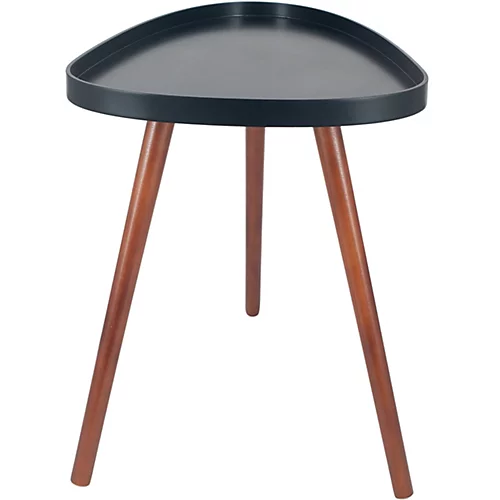 Make It A Home Ettore Dark Pine Lipped Teardrop Side Table 4 Make It A Home Ettore Dark Pine Lipped Teardrop Side Table - Image 2