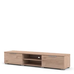 Match TV Unit 2 Drawers 2 Shelf In Jackson Hickory Oak -Furniture Store match tv unit 2 drawers 2 shelf in jackson hickory oak5713035065504 03c MP