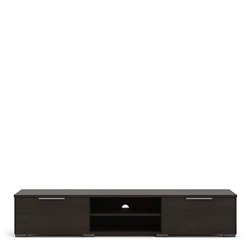 Match TV Unit 2 Drawers 2 Shelf In Rovere Gessato Dark Oak 4 Match TV Unit 2 Drawers 2 Shelf In Rovere Gessato Dark Oak - Image 2