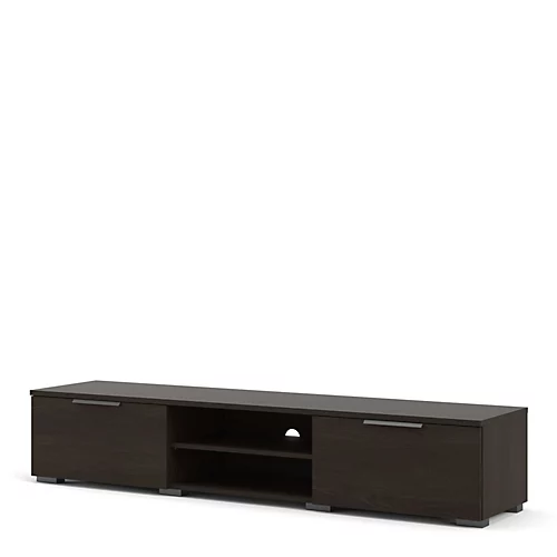 Match TV Unit 2 Drawers 2 Shelf In Rovere Gessato Dark Oak 5 Match TV Unit 2 Drawers 2 Shelf In Rovere Gessato Dark Oak - Image 3