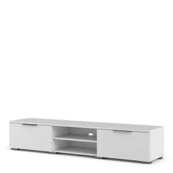 Match TV Unit 2 Drawers 2 Shelf In White -Furniture Store match tv unit 2 drawers 2 shelf in white5713035065481 03c MP
