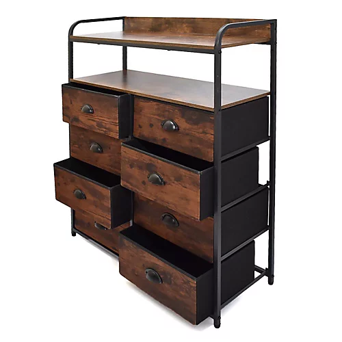 Maya Industrial 8 Drawer Storage Chest 4 Maya Industrial 8 Drawer Storage Chest - Image 2