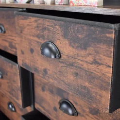 Maya Industrial 8 Drawer Storage Chest 8 Maya Industrial 8 Drawer Storage Chest -Furniture Store maya industrial 8 drawer storage chest5056413101563 03c MP