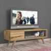 Maya Modern Retro TV Stand With Drawer - 90x30 Cm - Oak 2 Maya Modern Retro TV Stand With Drawer - 90x30 Cm - Oak -Furniture Store maya modern retro tv stand with drawer 90x30 cm oak8682081003242 01c MP
