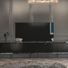 Mety TV Unit, 300 Cm, Black & Silver -Furniture Store mety tv unit 300 cm black silver8628605451264 01c MP
