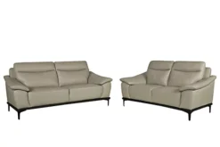 MiHOMEUK Zurich Genuine Leather Cream 3+2 Sofa Set With Steel Legs 9 MiHOMEUK Zurich Genuine Leather Cream 3+2 Sofa Set With Steel Legs -Furniture Store mihomeuk zurich genuine leather cream 3 2 sofa set with steel legs5060908209009 04c MP