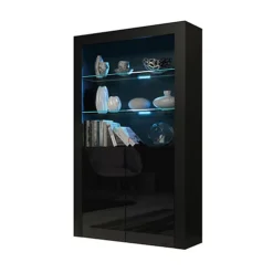 Modern Sideboard Display Cabinet Cupboard TV Stand Living Room High Gloss Doors - Black -Furniture Store modern sideboard display cabinet cupboard tv stand living room high gloss doors black5060970901597 03c MP