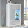 Modern Sideboard Display Cabinet Cupboard TV Stand Living Room High Gloss Doors - White & Grey -Furniture Store modern sideboard display cabinet cupboard tv stand living room high gloss doors white grey5060970901009 01c MP