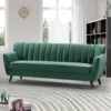 Morgan 3 Seat Velvet Sofa - Green -Furniture Store morgan 3 seat velvet sofa green5060980880950 01c MP